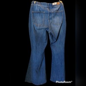 Judy blue pull on Super Bell Bottoms 16W NWT
